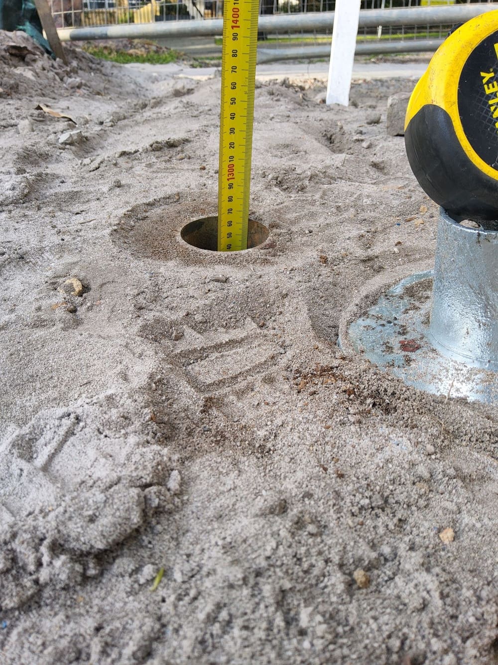 Depth of piers type 1, recorded during a bored pier inspection in Freshwater